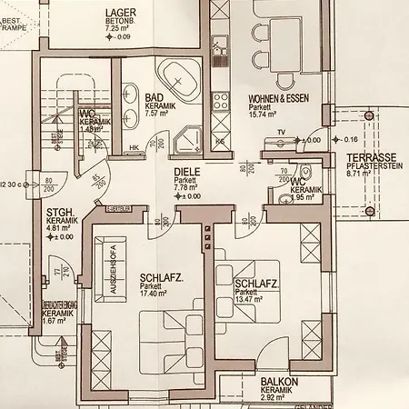 Daire Unsere Muehle Kirchbach (Carinthia)