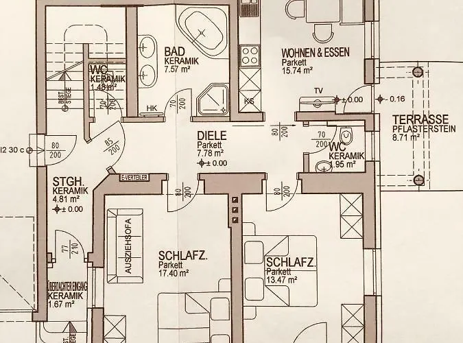 Daire Unsere Muehle Kirchbach (Carinthia)